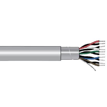 Napájecí kabel, řada: Alpha Essentials Communication & Control, typ kabelu: Počítač, Černá, Červená 100 ft Alpha Wire