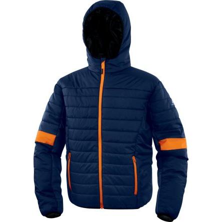Delta Plus Parka bunda Unisex, SC: XL, Černá Odpuzující vodu, řada: BLOOM No
