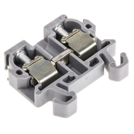 Entrelec Svorkovnice pro montáž na lištu DIN 1SNA112086R0200, řada: SNA, 250V ac Šedá 1.5mm² 1 Šroubová