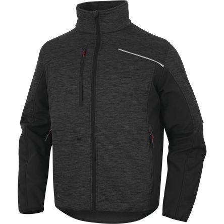 Delta Plus Pracovní bunda Unisex, SC: L, Černá, Šedá Odolné proti oděru, řada: NAGOYA2 No