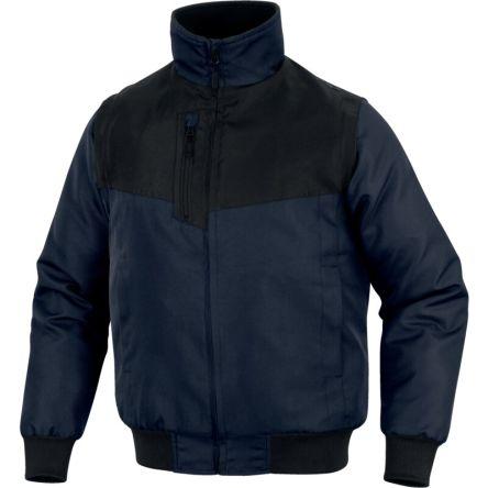 Delta Plus Parka bunda Unisex, SC: XL, Černá, Tmavomodrá Odolné proti větru, Vzdušné, Odolné proti chladu, Vodotěsný,