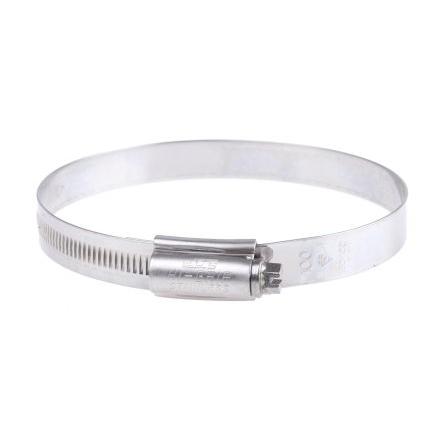 Hadicová a stahovací spona HGS100BP Šnekový převod, Nerezová ocel S šestihranným otvorem HI-GRIP 100 mm (vnitřní prům.)