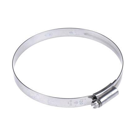Hadicová a stahovací spona HGS120BP Šnekový převod, Nerezová ocel S šestihranným otvorem HI-GRIP 120 mm (vnitřní prům.)