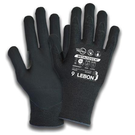 Lebon Protection Rukavice odolné proti proříznutí Ne Černá EN 388:2016, EN407:2020, EN ISO 21420 Elastan, HPPE,