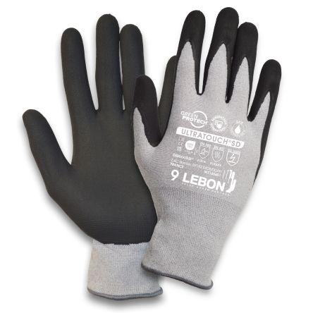 Lebon Protection Pracovní rukavice Šedá No Elastan, Polyamid 4 1 2 Na bázi vody a polymerních materiálů Ne Ne 9