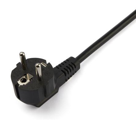 Napájecí šňůra 2 m, Černá, A: CEE 7/7, B: IEC C13 Polyvinylchlorid, 250V ac StarTech.com