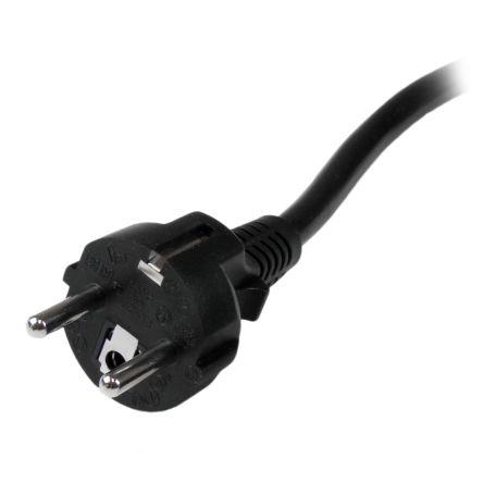 Napájecí šňůra 2 m, Černá, A: CEE 7/7, B: Přímý Polyvinylchlorid, 250V ac StarTech.com