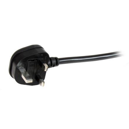 Napájecí šňůra 2 m, Černá, A: CEE 7/7, B: IEC C13 Polyvinylchlorid, 250V ac StarTech.com