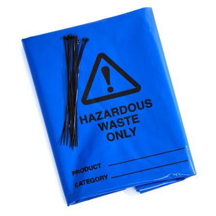 Vybavení pro zajištění rozlitých kapalin, Jednorázový zavazovací sáček Ecospill Ltd Likvidace nebezpečného odpadu
