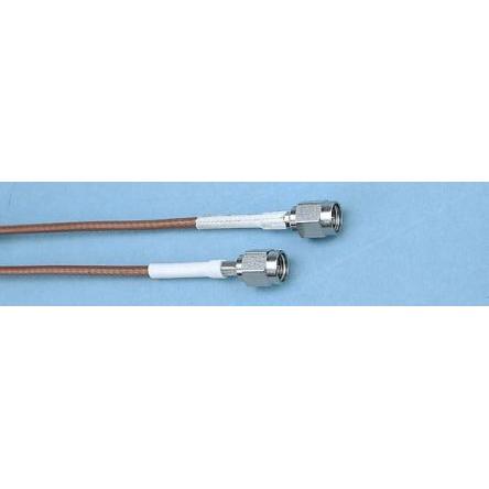 Koaxiální kabel, řada: SMA RG316, Černá Fluorovaný ethylenpropylen, vnější průměr: 2.49 mm OD 1 m 50 Ω Atem S koncovkou