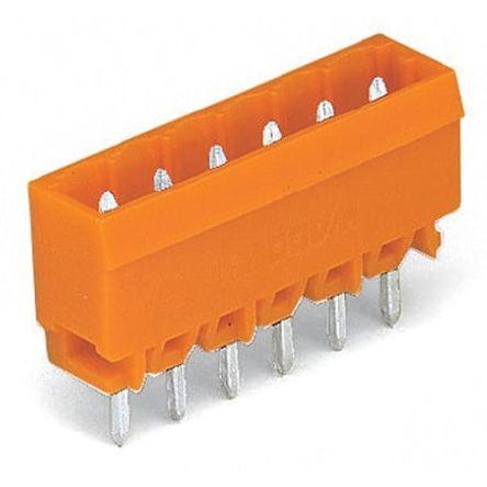 WAGO Konektor PCB, řada: 231, počet kontaktů: 3, počet řad: 1, rozteč: 5.08 mm, orientace těla: Rovný, Montáž na plošný