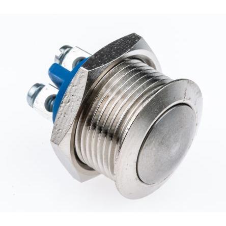 APEM Tlačítkový spínač, řada: AV IP65 SPST Panel Okamžité 16.2 mm 200mA 48 V dc