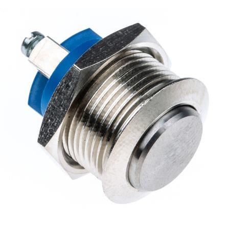 APEM Tlačítkový spínač, řada: AV IP65 SPST Panel Okamžité 16.2 mm 200mA 48 V dc