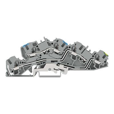 WAGO Víceúrovňová svorkovnice 2005-7646, řada: TOPJOB S, 250V Šedá 4mm² 3 Klecová svorka