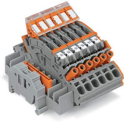 WAGO Svorkovnice 2007-8876, řada: TOPJOB S, 500V Zelená, Žlutá 6mm² 1 Klecová svorka