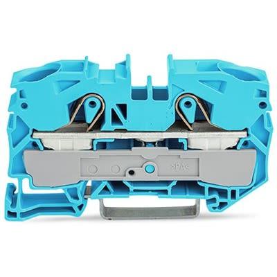 WAGO Svorkovnice pro montáž na lištu DIN, řada: TOPJOB S, 800V Modrá 16mm² 1 Klecová svorka ATEX, EAC Ex, IECEx