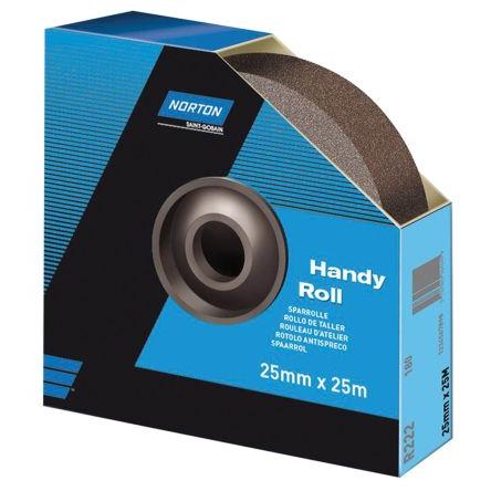 Brusný papír Oxid hlinitý zrnitost P100 Jemné, délka: 25 m, šířka: 38mm Norton