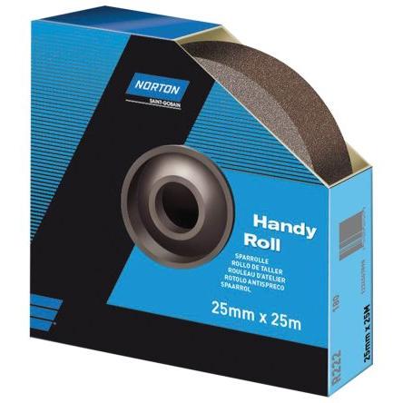 Brusný papír Karbid křemíku zrnitost P320 Velmi jemný, délka: 25 m, šířka: 38mm Norton