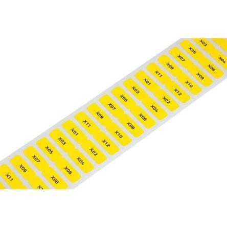 Kabelové štítky, řada: 210 barva Bílá 20 mm x 8mm Tisknutelný WAGO Obyčejný 210-807
