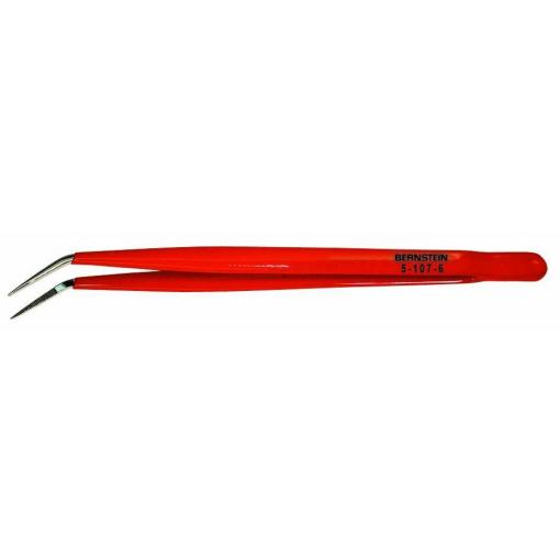 BERNSTEIN Tools for Electronics 5-107-6 izolovaná pinzeta, špičatá, zahnutá, 150 mm