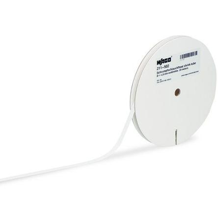 WAGO Teplem smrštitelné bužírky průměr 2.4 mm Bílá smršťovací poměr 2:1 Polyolefin 20m