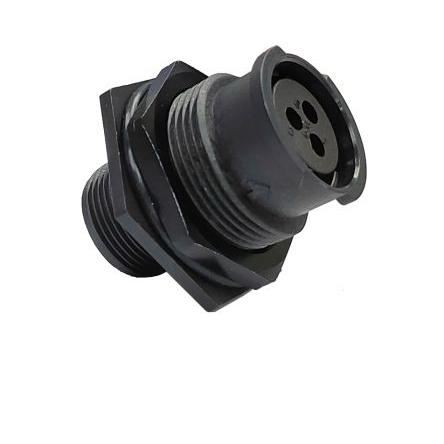 Kulatý konektor, počet kontaktů: 10, Zadní, velikost: M12 Amphenol Industrial, pohlaví kontaktu: Vnitřní, orientace