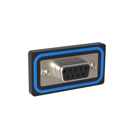 Amphenol Communications Solutions Konektor D-Sub, řada: ED, počet kontaktů: 9, orientace těla: Rovný 2.74 mm, Montáž na