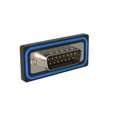 Amphenol Communications Solutions Konektor D-Sub, řada: ED, počet kontaktů: 15, orientace těla: Rovný 2.77 mm, Montáž do