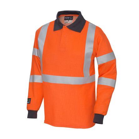 ProGARM 5390 Oranžová Muži Reflexní tričko s límečkem 40 in