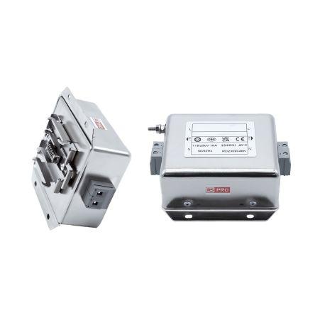 Silnoproudý filtr, 10000 pF, 250V ac, 50Hz, 60 Hz, Montáž na rám, Lišta DIN 5 mH, Svorkovnice, 16 A, počet fází: 1, 1.9