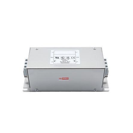 Silnoproudý filtr, 22000 pF, 520V ac, 50Hz, 60 Hz, Montáž na rám 3 mH, Svorkovnice, 7 A, počet fází: 3, 2.7 mA, RS PRO,
