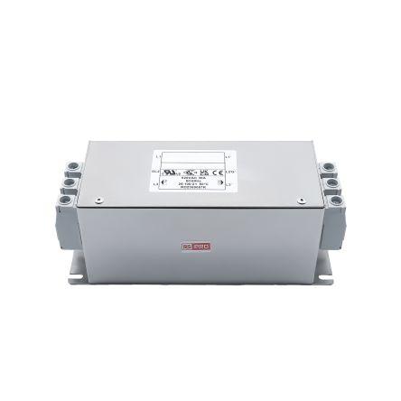 Silnoproudý filtr, 22000 pF, 520V ac, 50Hz, 60 Hz, Montáž na rám 0.8 mH, Svorkovnice, 30 A, počet fází: 3, 2.7 mA, RS