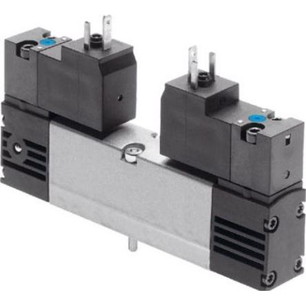 Pneumatický solenoidový ventil Dvojitý solenoid 5/2, řada: VSVA ISO 15407-1 Elektřina, max. průtok: 750L/min Festo 230V