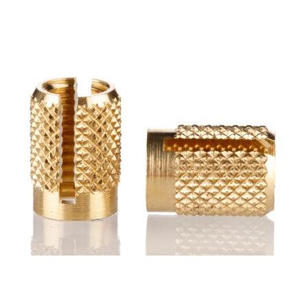 Závitová vložka, Mosaz RS PRO, průměr otvoru: 8 mm 12.7 mm