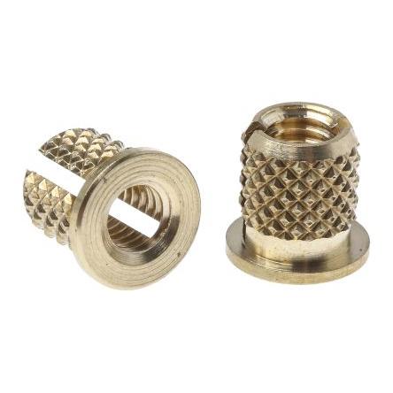 Závitová vložka, Zapuštěné, Mosaz RS PRO, průměr otvoru: 4.8 mm 6.35 mm