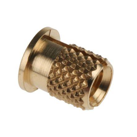 Závitová vložka, Mosaz RS PRO, průměr otvoru: 5.6 mm 7.95 mm