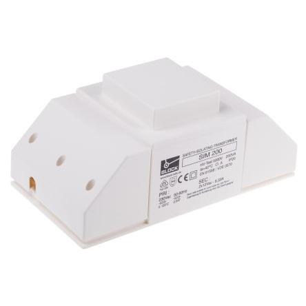 Transformátor pro montáž na podvozek 200 VA, počet výstupů: 2, sekundární napětí: 2 x 12 V ac Block