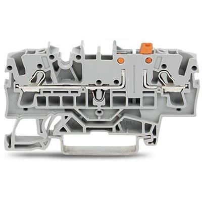 WAGO Testovací přerušení svorkovnice 2002-1674, řada: TOPJOB S, 300V Modrá 2.5mm² 1 Zásuvný IECEx/ATEX/CSA