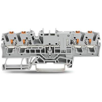 WAGO Svorkovnice pro montáž na lištu DIN 2202-1802, řada: TOPJOB S, 300V Oranžová 2.5mm² 1 Zásuvný IECEx/ATEX/CSA