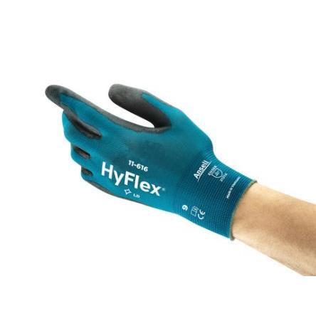Ansell Rukavice Modrá No Nylon 2 1 2 Polyuretan Ne Ne 6 HyFlex 11-616
