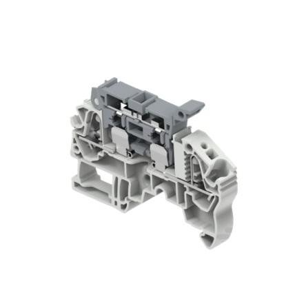 Entrelec Modulární svorkovnice, řada: 1SNK7084, 150V Šedá 0.5mm², 6 mm² 1 Pružinová svorka Jištěný