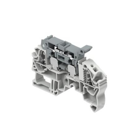 Entrelec Modulární svorkovnice, řada: 1SNK7084, 150V Šedá 0.5mm², 6 mm² 1 Pružinová svorka Jištěný