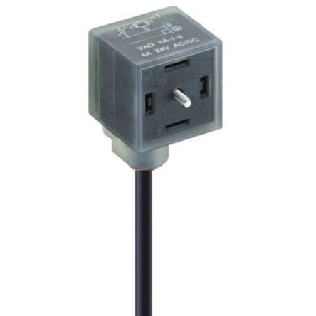 Lumberg Automation Konektor DIN 43650, řada: VAD, formát pólů: 2P+E DIN 43650 Vnitřní Indikátor, IP65, IP67, 24 V ac,