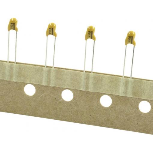 TANCAP CA42-106M035AA Tantalový kondenzátor THT 2.5 mm 10 µF 35 V 20 % (š x v) 6 mm x 14 mm 1 ks