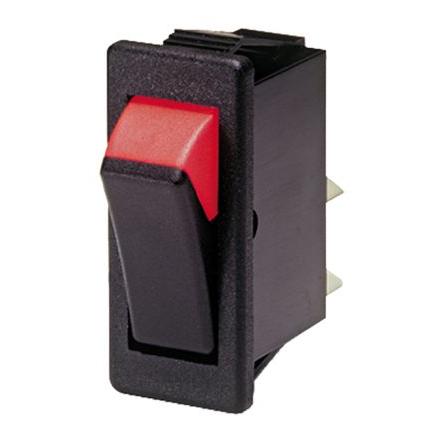 Arcolectric (Bulgin) Ltd Kolébkový spínač IP54, IP67 Zap-vyp, barva ovladače: Černá SPST Panel Zap-vyp 16A