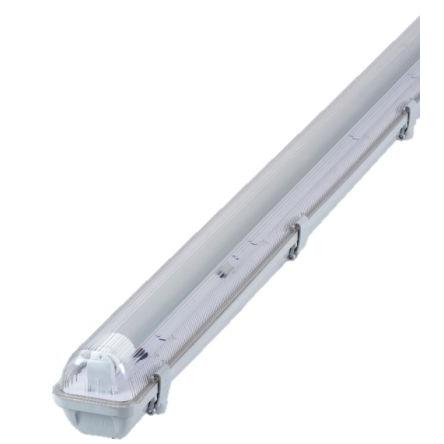 RS PRO Lištové svítidlo, 22 W, typ žárovky: LED 1 Antikorozní, barevný tón: Bílá, délka: 1.57 m, 240V, IP65, Kulatý