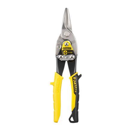 Stanley Nůžky na plech, pro Polyvinylchlorid, Kůže, Hliník, Lepenka, Pryž, Ocel, kapacita řezání: 0.7 to 12 mm, celková