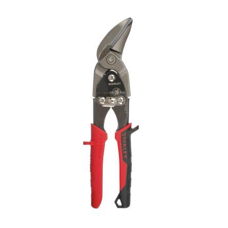 Stanley Nůžky na plech, pro Kůže, Ocel, Pryž, Hliník, Lepenka, Polyvinylchlorid, kapacita řezání: 0.7 to 12 mm, celková