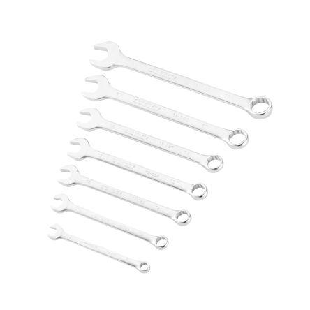 Sada kombinovaných klíčů, počet kusů: 7, Kov, 8 mm, 10 mm, 12 mm, 13 mm, 14 mm, 17 mm, 19 mm Stanley