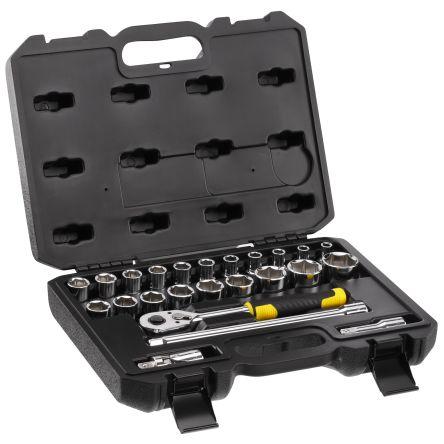 Sada nástrčných klíčů, počet kusů: 24 8 mm, 9 mm, 10 mm, 11 mm, 12 mm, 13 mm, 14 mm, 15 mm, 16 mm, 17 mm, 18 mm, 19 mm,
